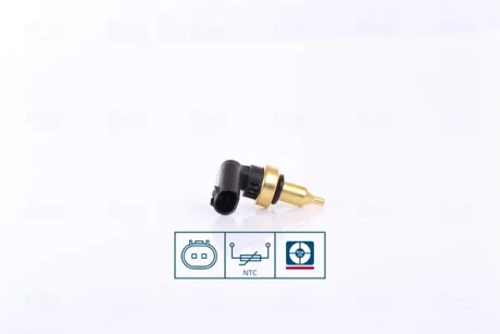 Датчик, температура охолоджуючої рідини (вир-во Nissens) NISSENS 207100