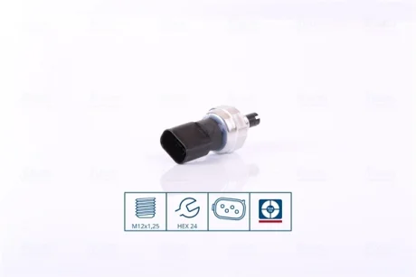 Датчик тиску кондиціонера MERCEDES-BENZ (Nissens) NISSENS 301080