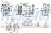 Компресор кондиціонера RENAULT TRAFIC 15- (вир-во Nissens) NISSENS 890947 (фото 1)
