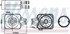 Радіатор масляний AUDI 100 (C4) (90-) 1.6 i (+) (вир-во Nissens) NISSENS 90607 (фото 6)