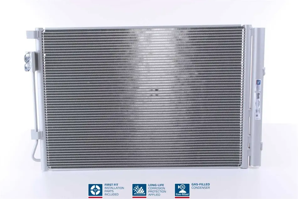 Радіатор кондиціонера HYUN ACCENT 11- (вир-во Nissens) NISSENS 940243 (фото 1)