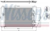 Конденсатор кондиціонера FORD (вир-во Nissens) NISSENS 94308 (фото 7)