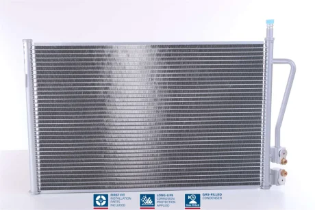 Конденсатор кондиціонера FORD FIESTA V (01-) MT (вир-во Nissens) NISSENS 94587