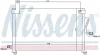 Радіатор кондиціонеру DAEWOO MATIZ (KLYA) (98-) 0.8/1.0 (вир-во Nissens) NISSENS 94751 (фото 7)