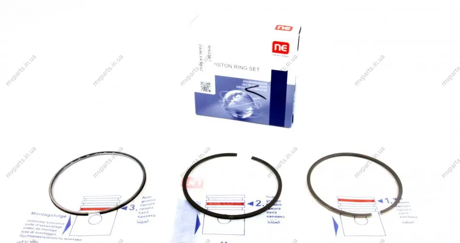 Кільця поршневі MB Sprinter 2.2/2.7CDI 00-06 (88.50mm/+0.5) (2.5-2-3) = 8912745000 120 010 0068 21 NPR 120-010-0068-21 (фото 1)