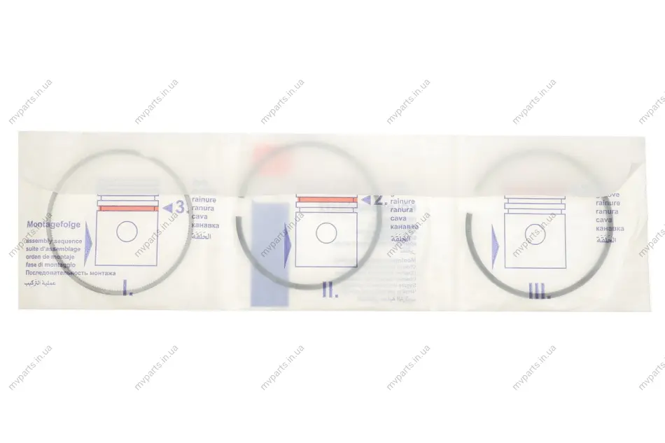 Кільця поршневі Fiat Doblo/Opel Combo 2.0D/CDTI 10- (83.00mm/1.5-1.5-2.0) = 8935090000 120 035 0007 00 NPR 120-035-0007-00 (фото 1)