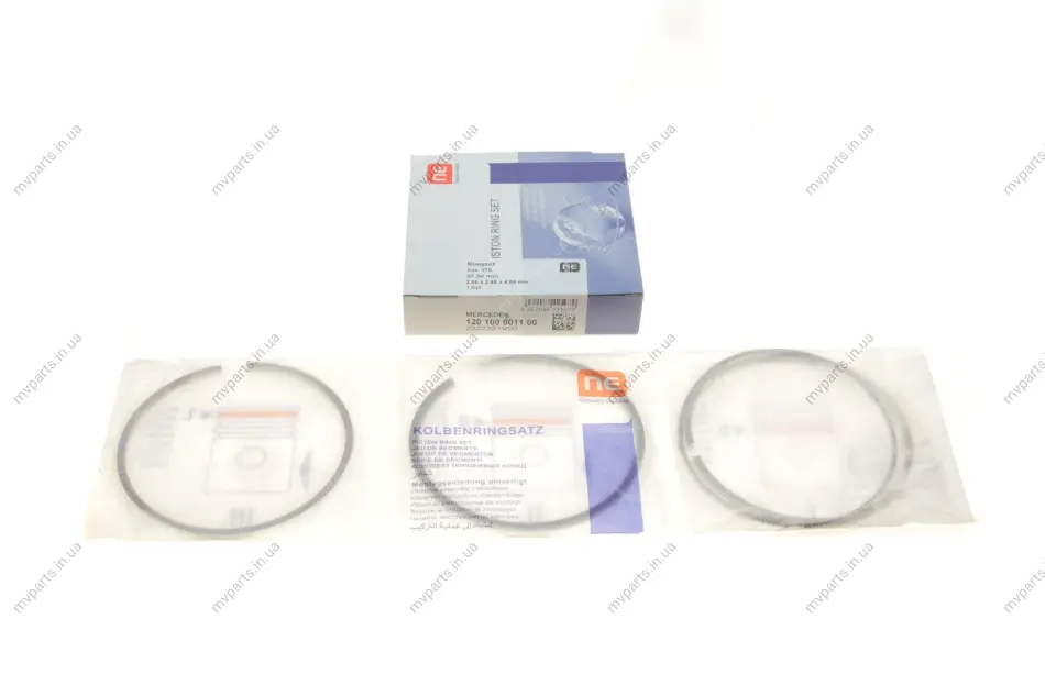Кільця поршневі MB OM364-366 (97.50mm/STD) (2.5-2.5-4) = 8910440000 120 100 0011 00 NPR 120-100-0011-00 (фото 1)