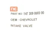Клапан (впуск) Chevrolet Aveo/Lacetti 1.4 16V 06- (28.55х5.98х101.65) = 5614020000 147 309 0003 00 NPR 147-309-0003-00 (фото 2)