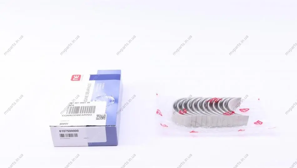 Вкладиші шатунні BMW 3 (E30/E36)/5 (E39) 2.3i/2.5i (STD) = 6107500000 181 007 0001 00 NPR 181-007-0001-00 (фото 1)