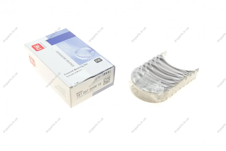 Вкладиші шатунні BMW 3 (F30/F80)/5 (F10)/X5 (F15/F85) 11-18 N20/N26 (+0.25) = 6107572500 181 007 0008 15 NPR 181-007-0008-15 (фото 1)