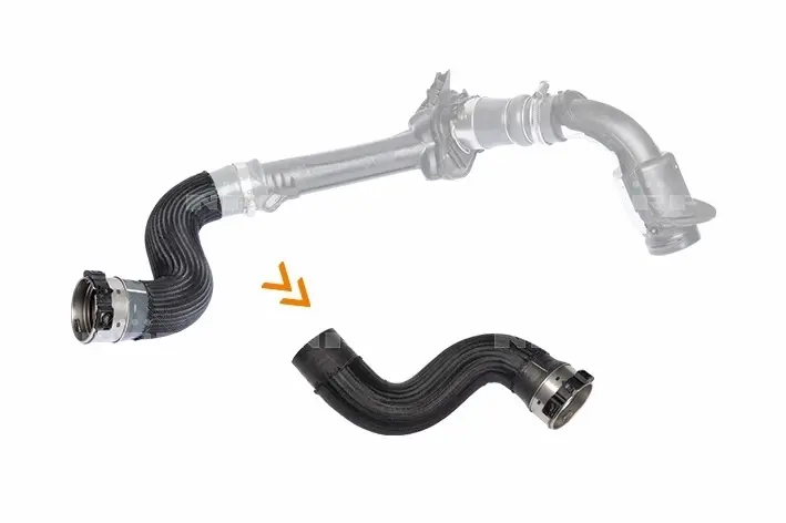 Патрубок інтеркулера (R) Renault Megane III/Scenic III 1.5 dCi 09-16 NRF 166167 (фото 1)