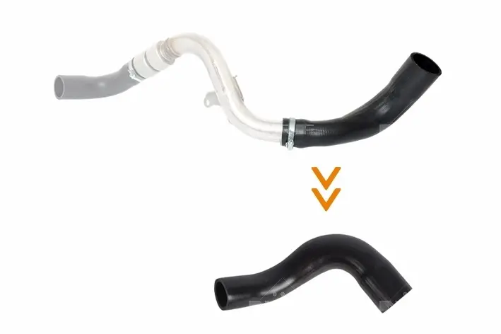 Патрубок інтеркулера Ford Focus/Mondeo 1.8 TDCi 05-15 NRF 166244 (фото 1)