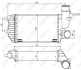 Радіатор інтеркулера Citroen Jumper/Fiat Ducato 96- NRF 30066A (фото 5)