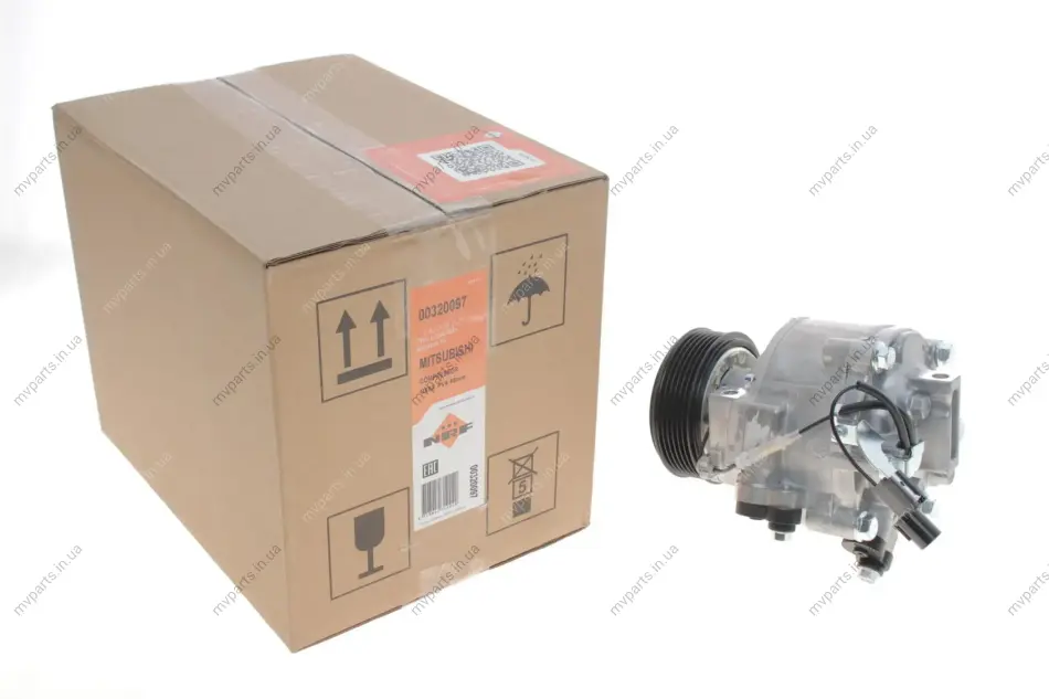 Компресор кондиціонера Citroen C4 Aircross/Peugeot 4008 1.6-1.8 HDi 12- NRF 320097 (фото 1)