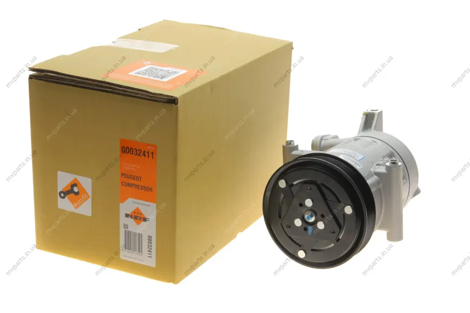 Компресор кондиціонера Citroen Jumper/Fiat Ducato/Ford Transit/Peugeot Boxer 2.2D 06- NRF 32411 (фото 1)