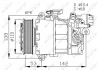 Компресор кондиціонера BMW 3 (E90)/X1 (E84) 1.6/2.0 N45/N46 05-15 NRF 32463 (фото 3)