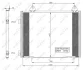 Радіатор кондиціонера Land Rover Freelander 98-06 NRF 35351 (фото 1)