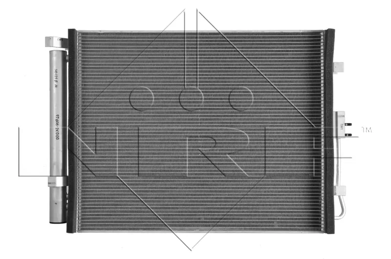 Радіатор кондиціонера (з осушувачем) Kia Soul 09-14 NRF 35984 (фото 1)
