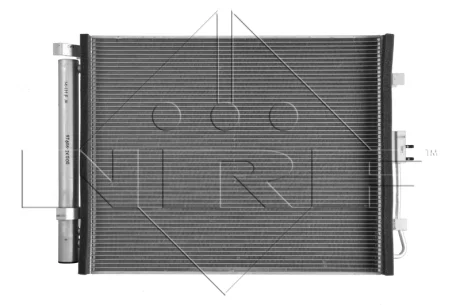 Радіатор кондиціонера (з осушувачем) Kia Soul 09-14 NRF 35984
