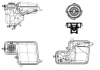 Бачок розширювальний BMW 7 (E65-E67) 03-08 M54/N52/N62/N73 NRF 454034 (фото 5)