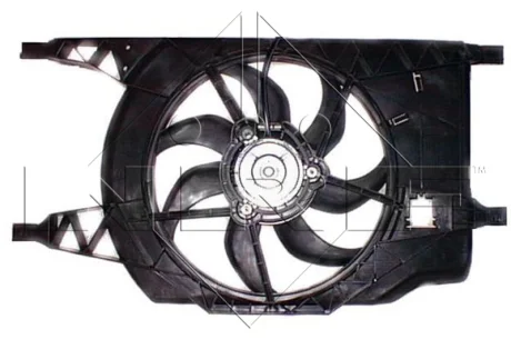 Вентилятор радіатора Renault Clio/Laguna 00- (з дифузором) NRF 47366