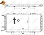 Радіатор охолодження Citroen Jumper/Fiat Ducato/Peugeot Boxer 94- (+AC) NRF 52062 (фото 5)