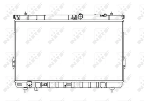 Радіатор охолодження Hyundai Santa Fe 2.0 CRDi 01-06 NRF 53358