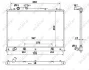 Радіатор охолодження Mazda CX-7 2.3 07-13 NRF 53904 (фото 1)