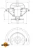 Термостат BMW 3 (E36) 91-98 M52/M50 (71°C) NRF 725073 (фото 5)