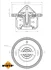 Термостат Subaru Forester/Impreza/Legasy V 2.0 D AWD/2.5 AWD 08- (86°C) NRF 725084 (фото 5)