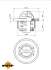 Термостат Renault Clio III 2.0 16V Sport 06-14 (75°C) NRF 725089 (фото 5)