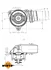 Термостат BMW 3 (E46) 1.6/1.8i (N42/N46)/(E90) 1.6/2.0i 00-11 (N42/N45/N46) (95°C) NRF 725222 (фото 5)