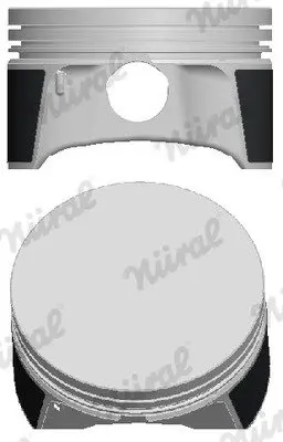 Поршень з кільцями OPEL 81,00 1,8i 16V Z18XE/X18XE1 (вир-во) NURAL 87-141207-00 (фото 1)
