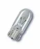 Лампа допоміжн. освітлення W5W 12V 5W W2.1x9.5d (вир-во) OSRAM 2825 (фото 1)