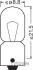 Лампа допоміжн. освітлення T4W 12V 4W BA9s (вир-во) OSRAM 3893 (фото 2)