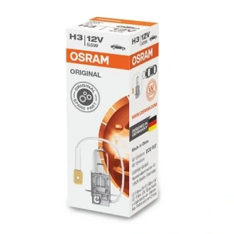 Лампа фарна H3 12v 55w Pк22s (вир-во) OSRAM 64151