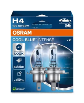 Лампа фарна H4 12V 60/55W P43t COOL BLUE INTENSE компл. (вир-во) OSRAM 64193CBN-2HB
