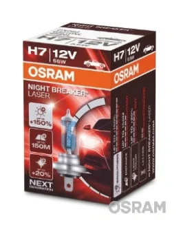Лампа фарна H7 12V 55W PX26d NIGHT BREAKER LASER next generation (+150) (вир-во) OSRAM 64210NL