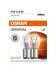 Лампа допоміжн. освітлення Р21/4W 12V 21/4W ВАZ15d (2 шт) blister (вир-во) OSRAM 7225-2BL (фото 1)