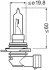 Лампа галогенова HIR2 12V 55W PX22D (вир-во Osram) OSRAM 9012 (фото 3)