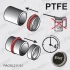 Сальник RENAULT/FIAT/OPEL/NISSAN 1.6D R9M MB OM622/OM626 14-50X81X11.5 PTFE/AEM SP (вир-во PAYEN) Payen NA5333 (фото 1)