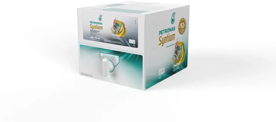 Олива 5W30 SYNTIUM 5000 RN (20L) (RN 0720/MB 226.51) (ACEA C4) упаковка BiB (з-на на 71239RY1EU) PETRONAS Petronas 70543RY1EU (фото 1)