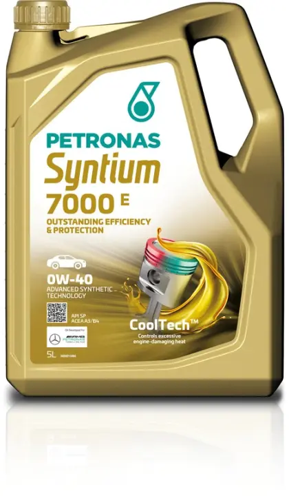Олива 0W40 SYNTIUM 7000 E (5L) (MB 229.5/MB 229.3/VW 502.00/505.00/LL-01/RN0710/Ford WSS-M2C937-A) PETRONAS Petronas 70722M12EU (фото 1)