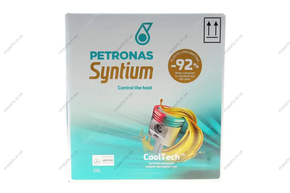 Олива 5W30 SYNTIUM 5000 AV (20L) (LL-04/VW 504 00/507 00/MB 229.51/Porsche C30) упаковка BiB PETRONAS Petronas 70950RY1EU (фото 1)