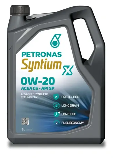 Олива 0W20 SYNTIUM X (5L) (API SP) (ACEA C5) PETRONAS Petronas 70980M12EU (фото 1)