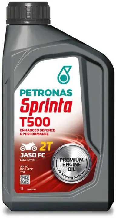 Олива SPRINTA T500 (1L) (ISO EGC/TISI/JASO FC) (API TC) PETRONAS Petronas 73049E15EU (фото 1)