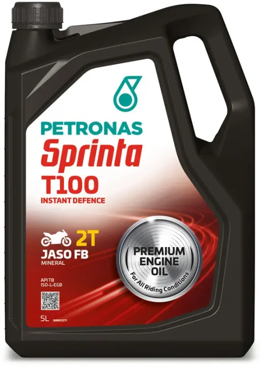 Олива SPRINTA T100 2T (5L) (JASO FB/API TB/ISO EGB) (з-на на 73122MB2EU) PETRONAS Petronas 73122M12EU (фото 1)