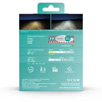 Лампа світлодіодна LED HB3/HB4 12/24V Ultinon Pro5100 +160% 5800K (комплект) (вир-во Philips) PHILIPS 11005U51X2