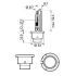 Лампа розжарювання D2R 85V 35W P32d-3 (вир-во Philips) PHILIPS 85126VIC1 (фото 3)