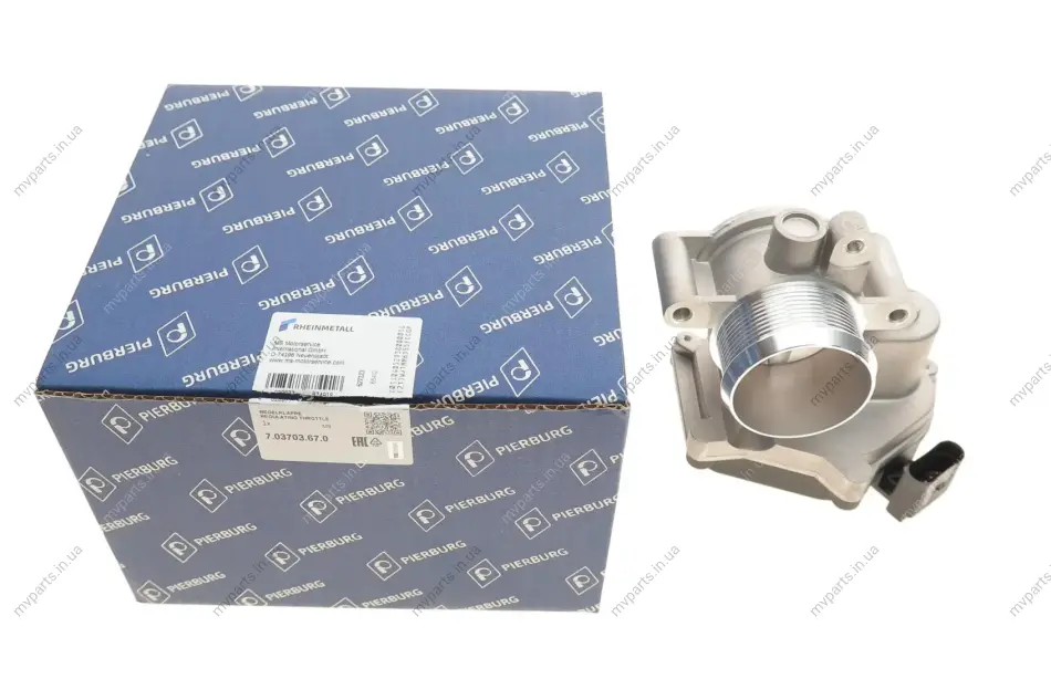 Заслонка дросельна VW Caddy III/IV 1.6 TDI 10- 7.03703.67.0 PIERBURG 7-03703-67-0 (фото 1)